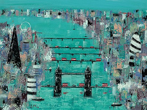 Lee McCarthy London Eye Canvas Print, Multi-Colour, 60 x 80 cm