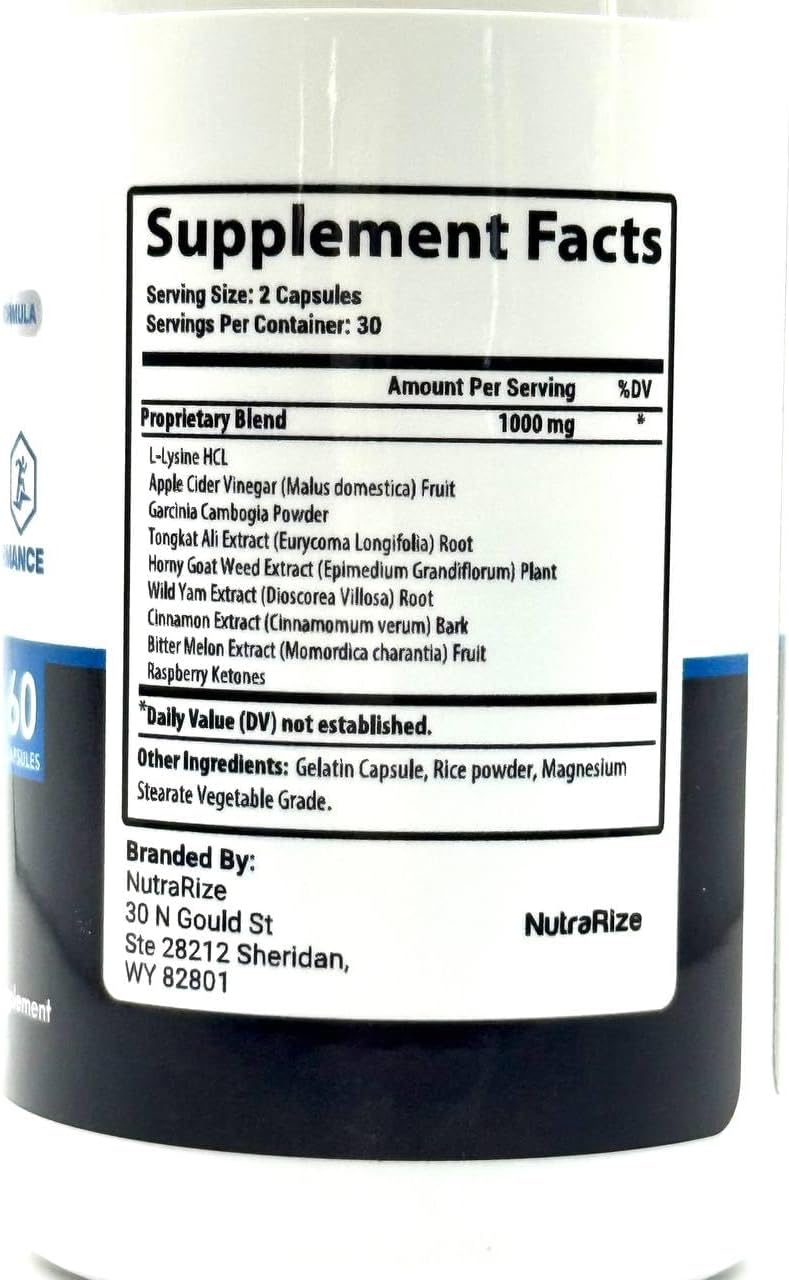 ViroMax Ultra Capsules for Men, Official Male Formula to Sustain Energy, Stamina and Peak Performance, All-Natural Blend for Muscle Support, Viro Max Ultra Pastillas Reviews (60 Capsules)