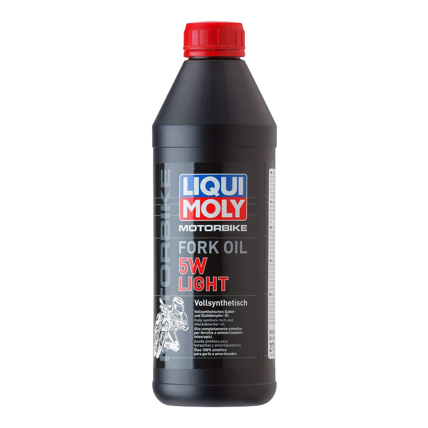 2x LIQUI MOLY 2716 Motorbike MotorradFork Oil Gabelöl Stoßdämpfer 5W light 1L