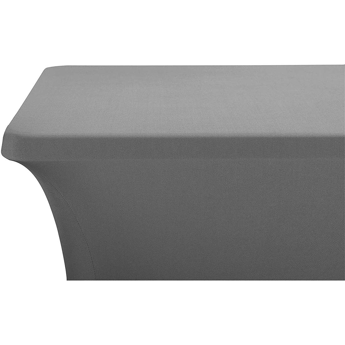 GEBIN Nappe Housse De Table Rectangulaire Extensible, Spandex Ajustée, Couverture Pour événements, Mariages, Salons, Fêtes, Présentation Professionnelle, Rouge,122x60x76CM