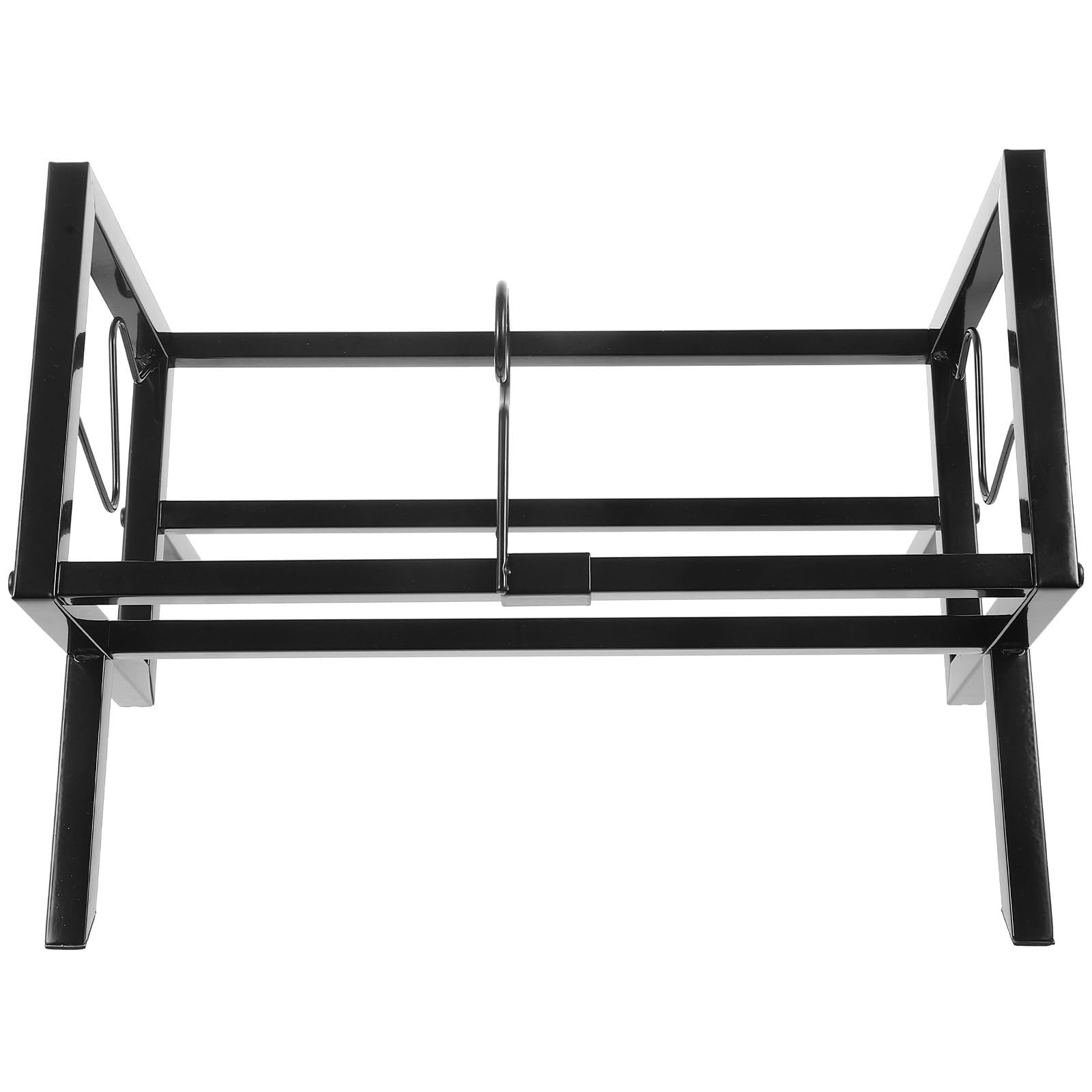 SHINEOFI Porta Dischi Vinile in Metallo Nero Grande Capacità, Scaffale da Tavolo per Vinili, Libri e CD per Uso Domestico e Scrivania
