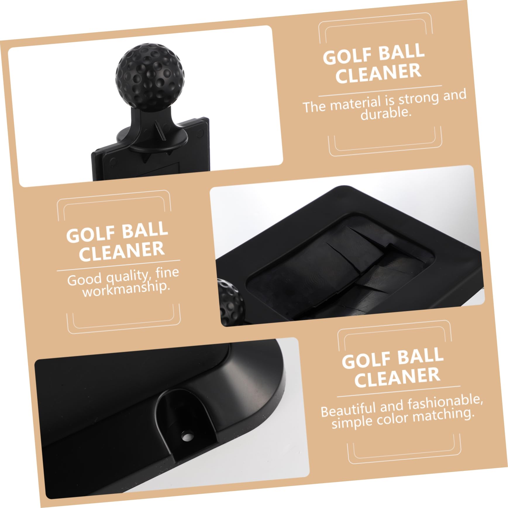 Toyvian Arandela De Varilla para Golf Limpiador De Bolas De Club Herramienta De Limpieza para Palos De Golf Lavador De Bolas para Uso Coches y