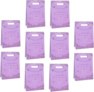 ARTIBETTER 10 Bolsas De De Lavanda Para Fiestas Ropa De Fiesta Cajones Papel Morado
