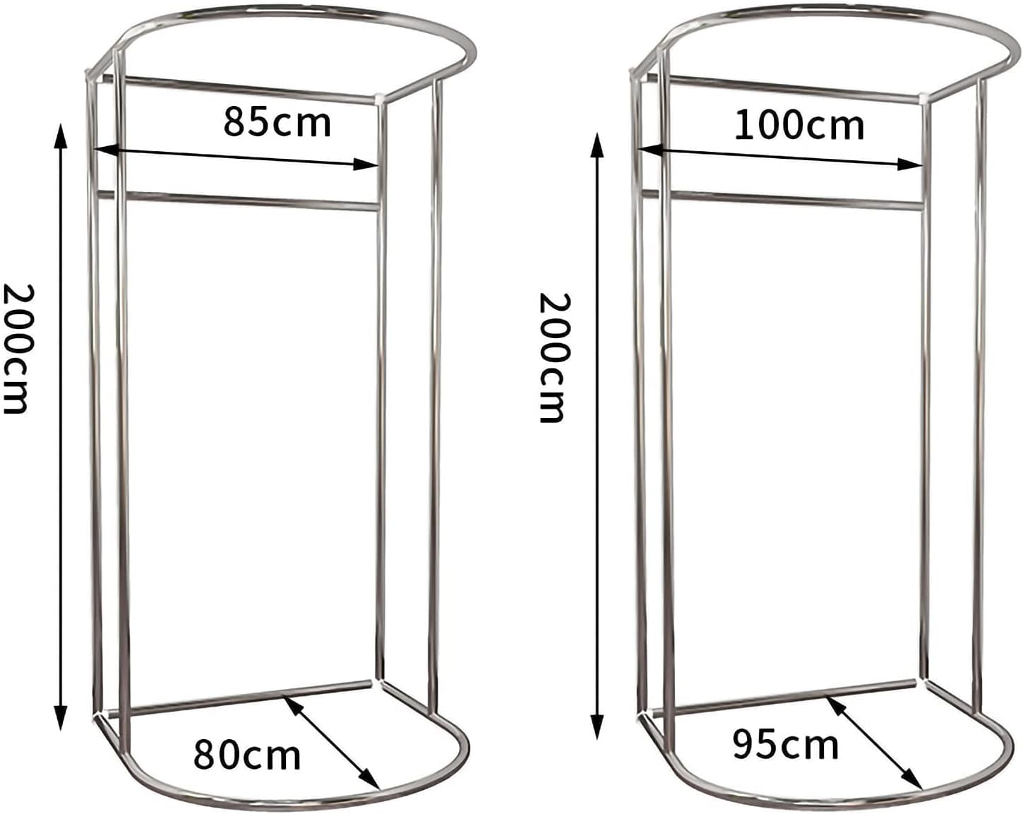 Clothing Store Fitting Room Simple Fitting Room Floor-Standing Changing Tent Privacy Screen Assembly Kit Partition Protection Removable for Clothing Store Mall Dressing Table (Pink 100 x 95 x 200 cm) image 2