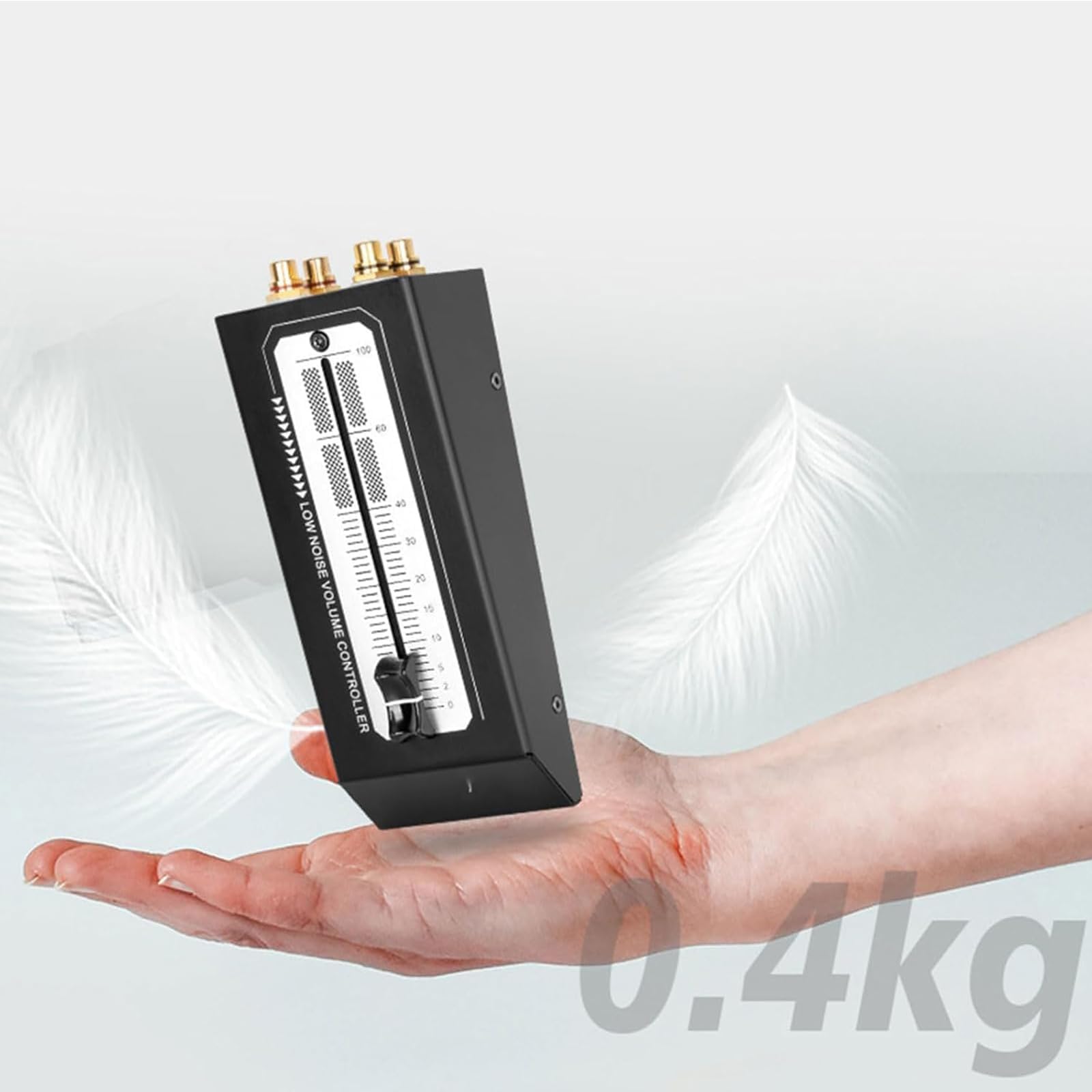 Regulator głośności audio, sprzęt do regulacji głośności, regulacja głośności 128 mm, nie wymaga zasilania, wyjście/wejście stereo, do domowego systemu stereo, głośnik przedwzmacniacza