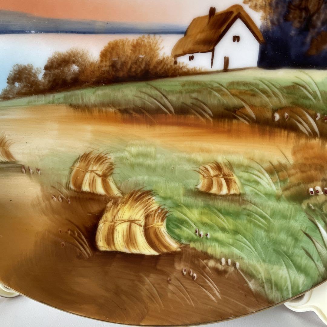 ◇オールドノリタケ◇飾り大皿◇両耳付き◇１９０８年◇英国輸出向け◇２５cm◇ Amazon.co.jp: オールドノリタケ飾り大皿両耳付き1908年英国