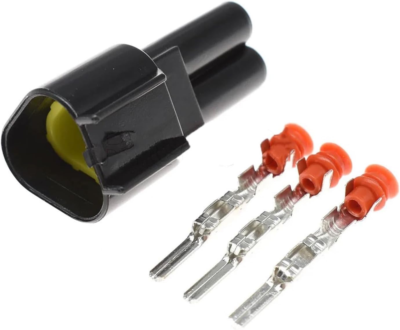10-20 Kit Sets FW-C-3M-B FW-C-3F-B 3 Pin Way Black Male Female Waterproof Auto Electrical Wire Connector Plug(Male Set,10Sets)