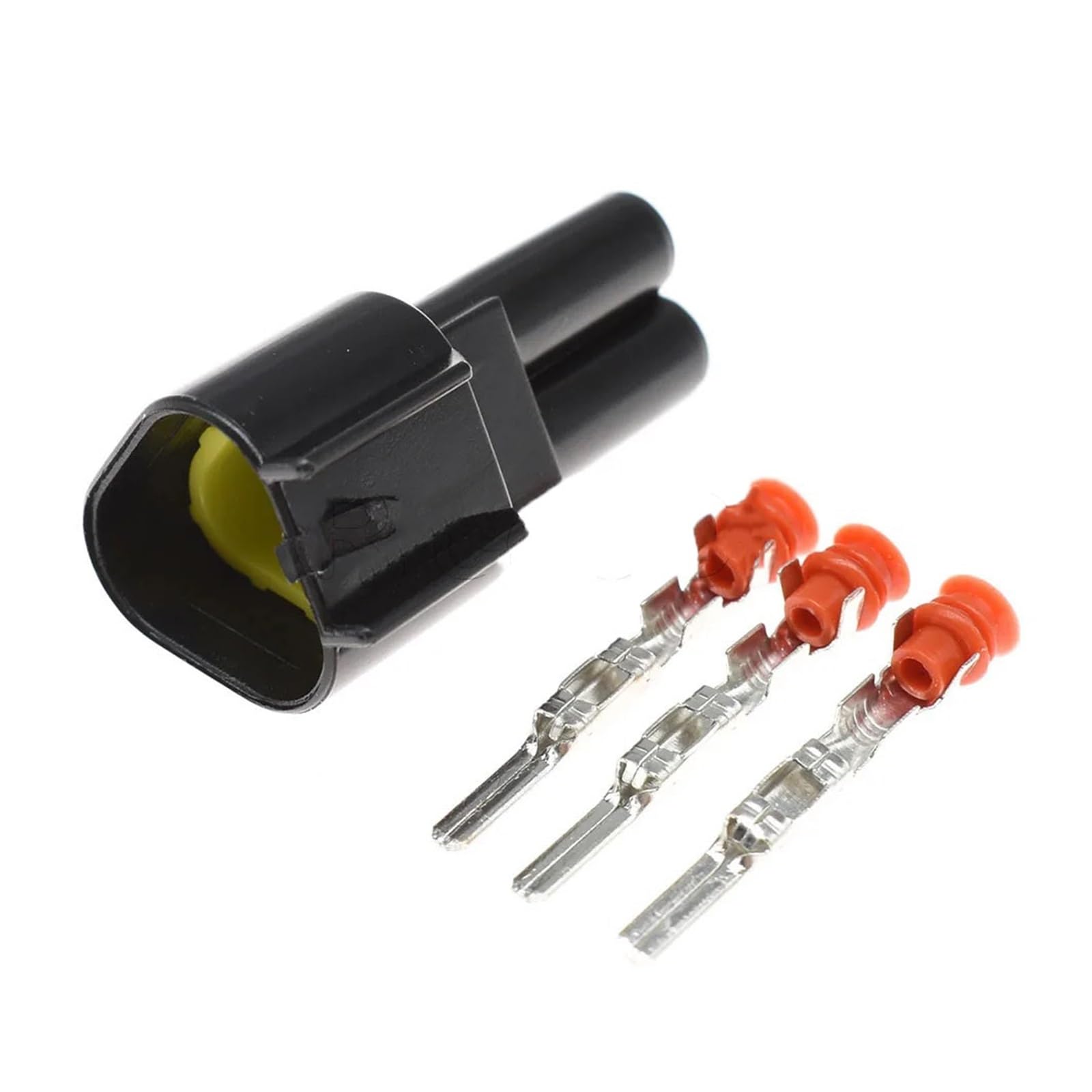 10-20 Kit Sets FW-C-3M-B FW-C-3F-B 3 Pin Way Black Male Female Waterproof Auto Electrical Wire Connector Plug(Male Set,10Sets)