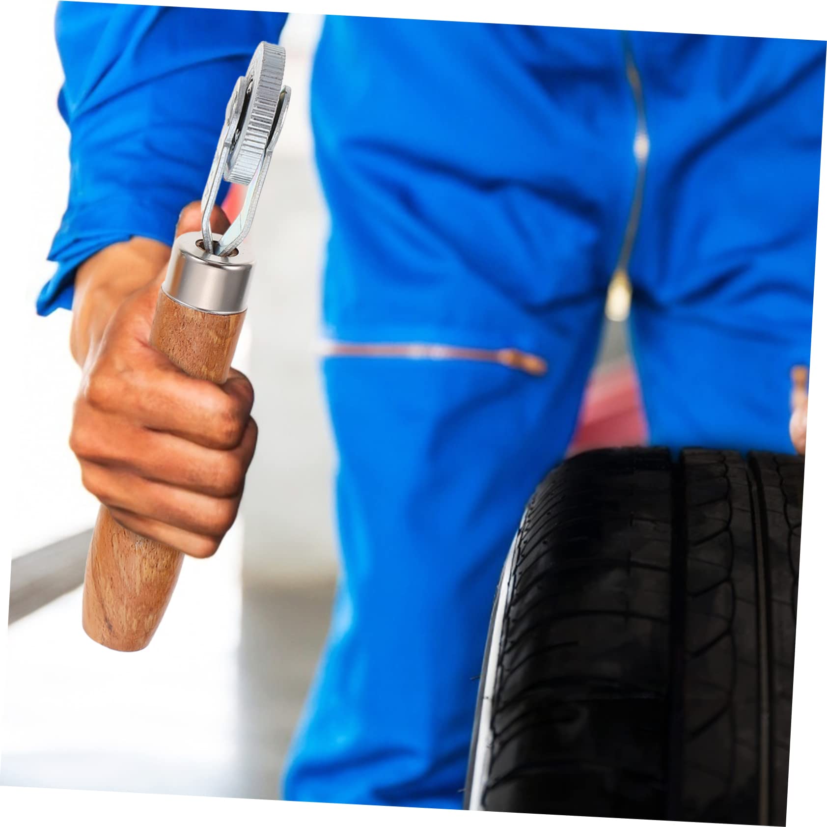 Cabilock Rodillos de Presión para Reparación de Neumáticos de Coche, Herramienta Ligera Alta Dureza Material Sintético, Pack de 3 Piezas para Uso en Reparación de Ruedas