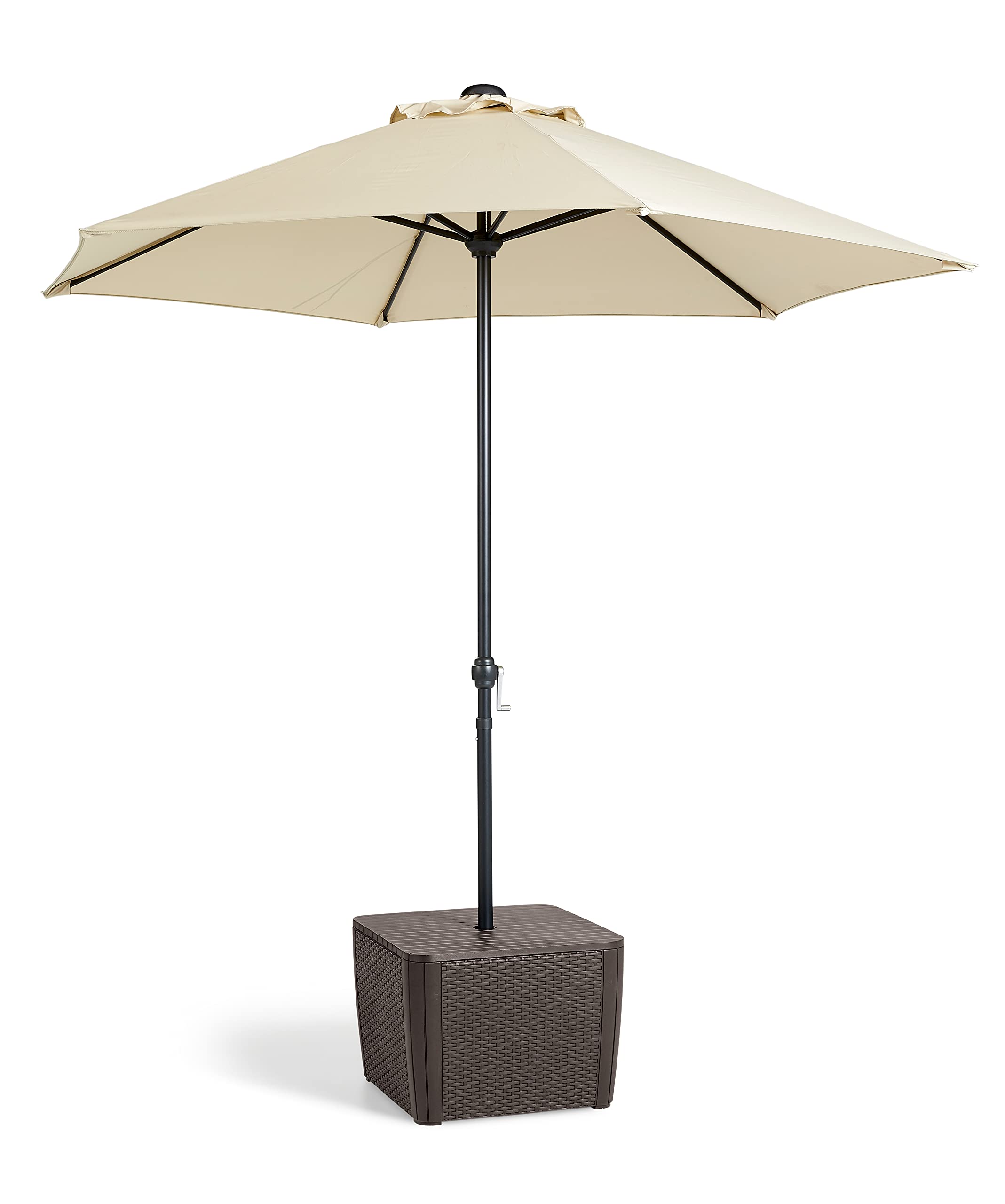 keter patio umbrella base table in brown Jade Mat and Side Table Easy Assembly Garden Clearance2 Gear Ratio:6.0 Hello, Tago!: 2016 Navy The adjustable knob on