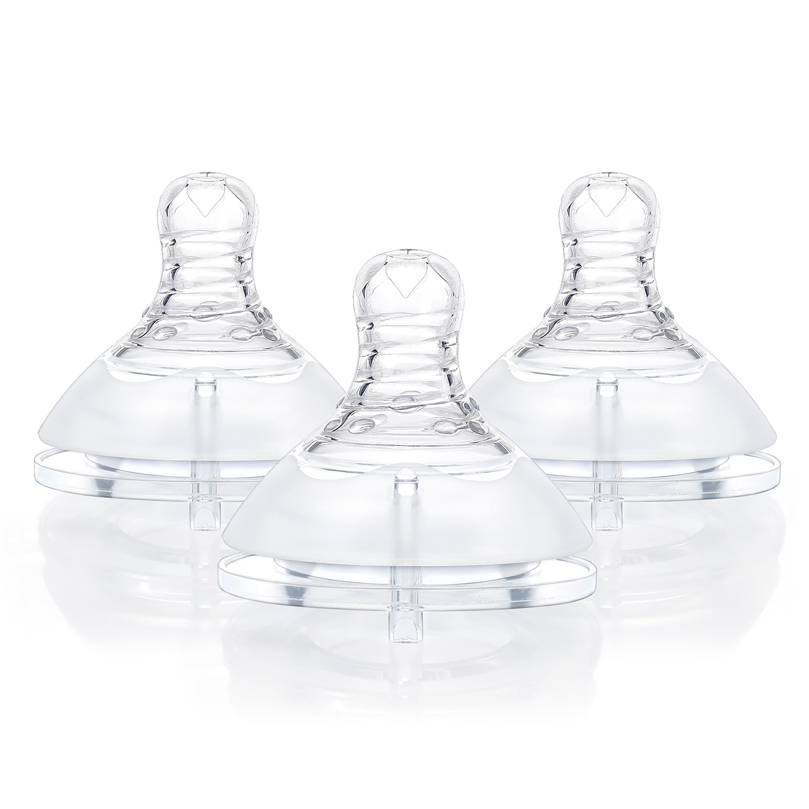 LittleForBig Silicone Soft Touch Adult Bottle Nipples Replacement Teat Compatible with LittleForBig Bottles