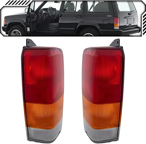 Miniatura 1 de EPIC LIGHTING Luces traseras halógenas de repuesto sin placa de circuito compatibles con JEEP 97-01 Cherokee [CH2800128 CH2801128 4897399AA