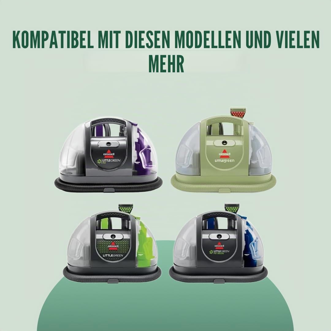 Selgo Ersatzkappe und Strohhalm für Bissell Little Green Teppichreiniger – Modelle 1400B, 1400W, 3369, 3353, 3519, nur für die aufgeführten Modelle