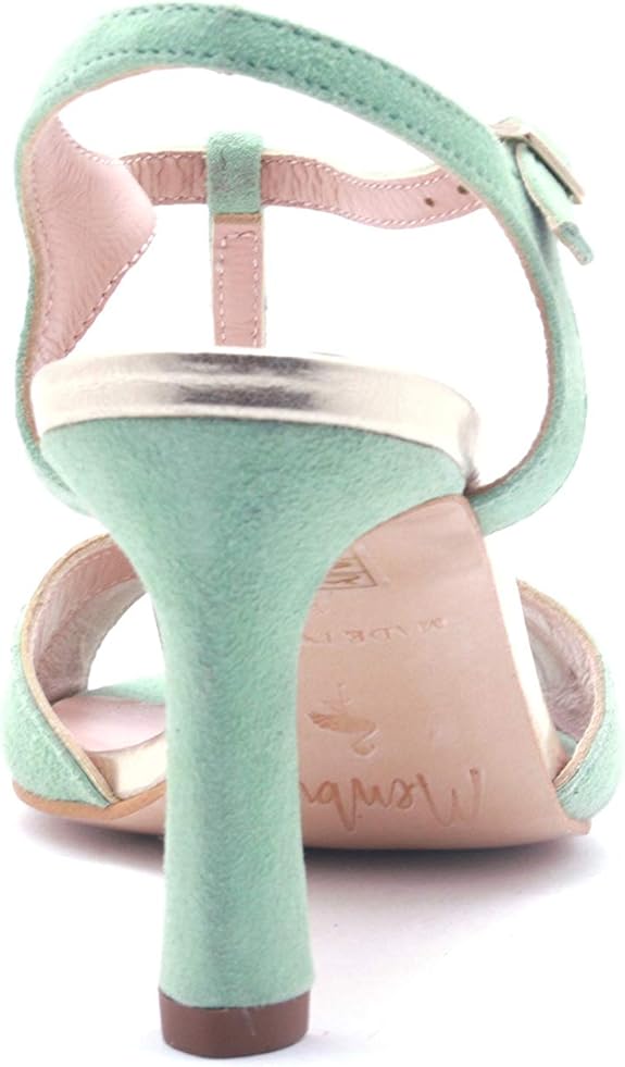 MENBUR 2050926 Verde Agua Zapatos Mujer Tacón 70 Sandalo Elegante Verde  Size: 38 EU : Amazon.es: Zapatos y complementos