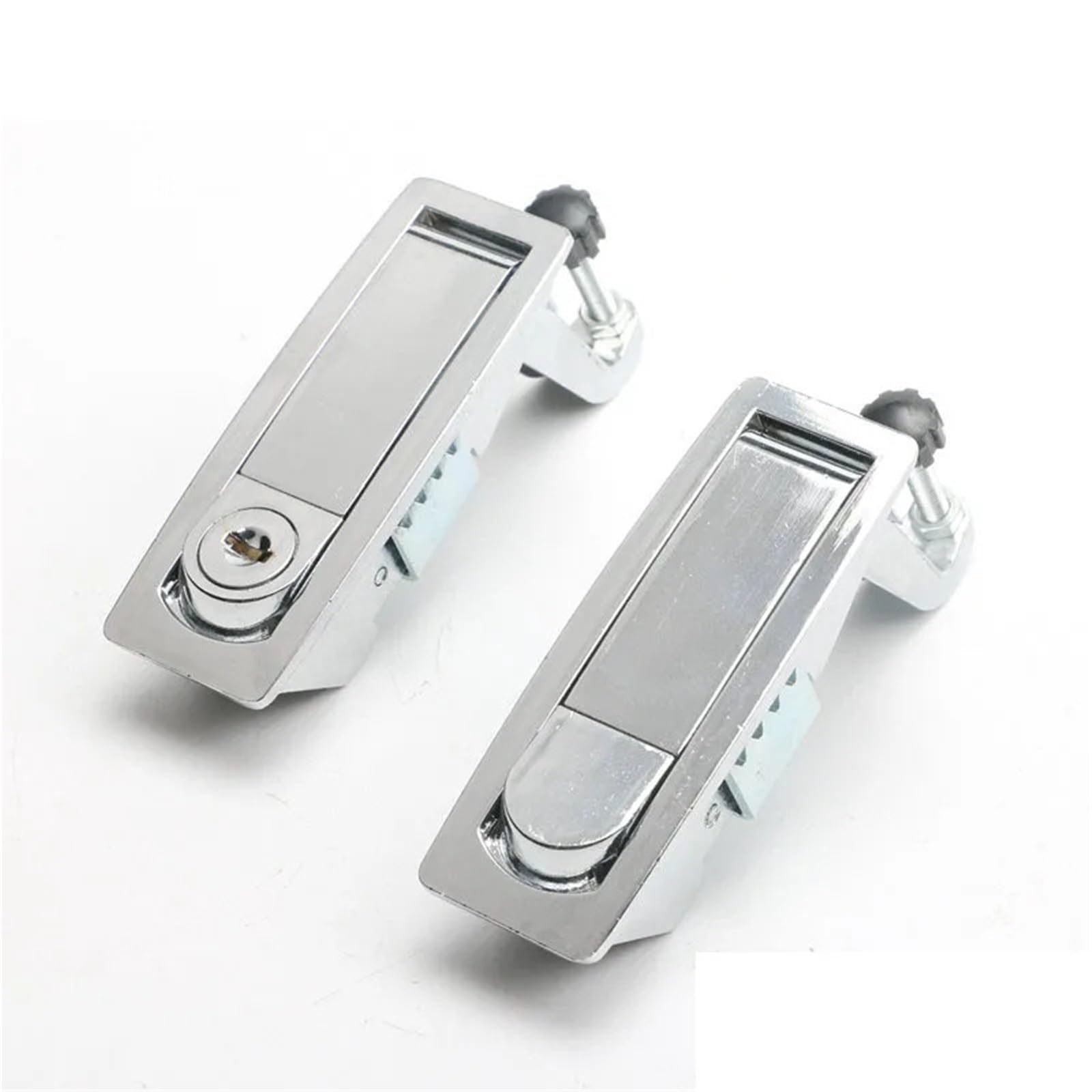 Cabinet Plane Lock Security Button Panel Push with Distribution Box Compression Trigger Latch 1Pcs