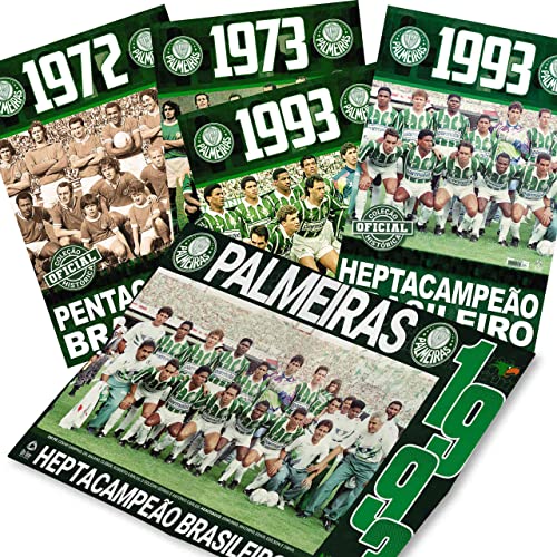 Palmeiras Coleção Oficial Histórica – 4 pôsteres (edições 9, 10, 11 e 12):