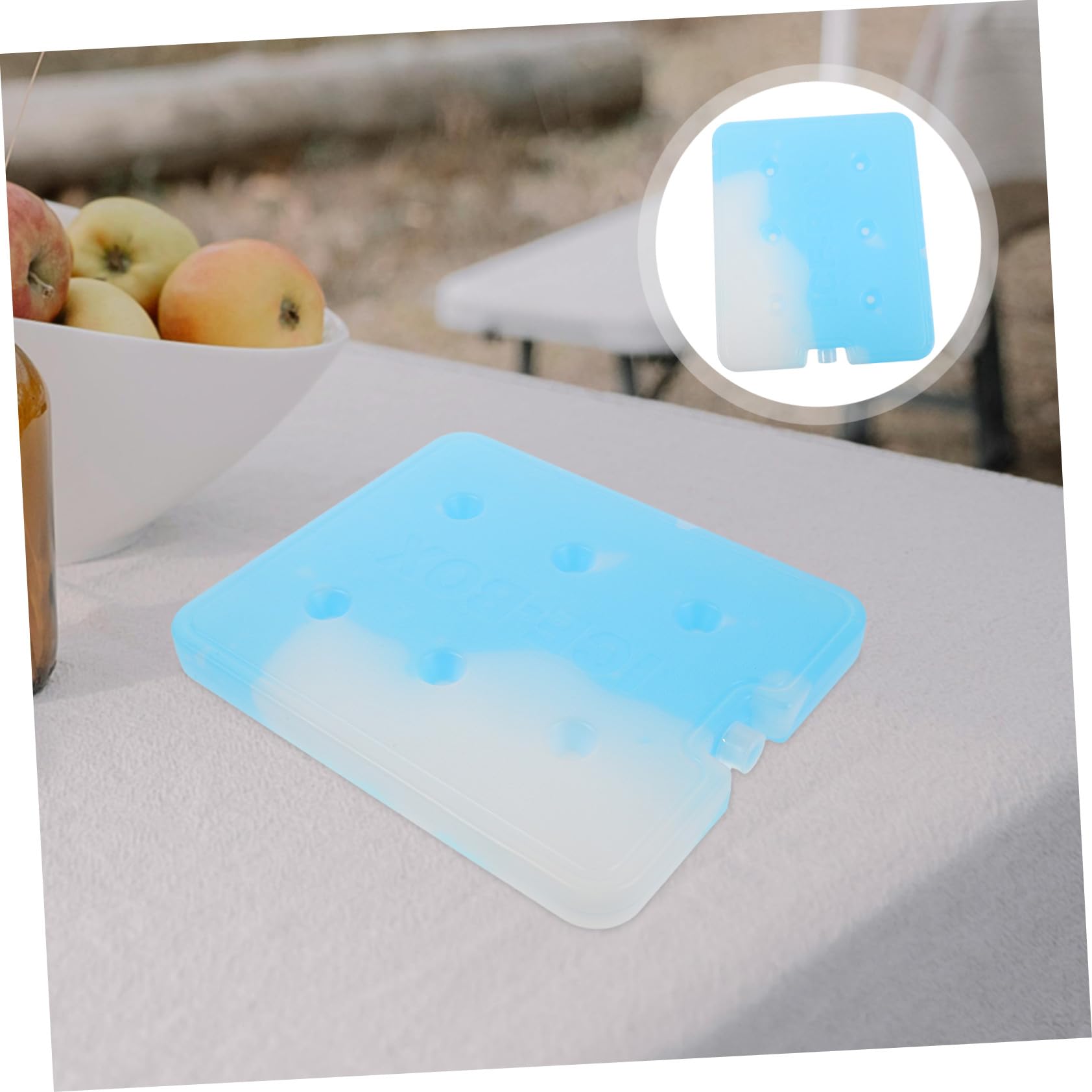 Ice Packs Réutilisables Blocs Réfrigérants Étanches à Capacité pour Isolation Renforcée pour Pique Niques Camping et Conservation Alimentaire Extérieur