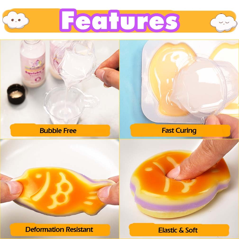 Taba Squishy Kit Taiyaki Making Pack, 10.3 cm x 7.4 cm x 3.7 cm - Image 3