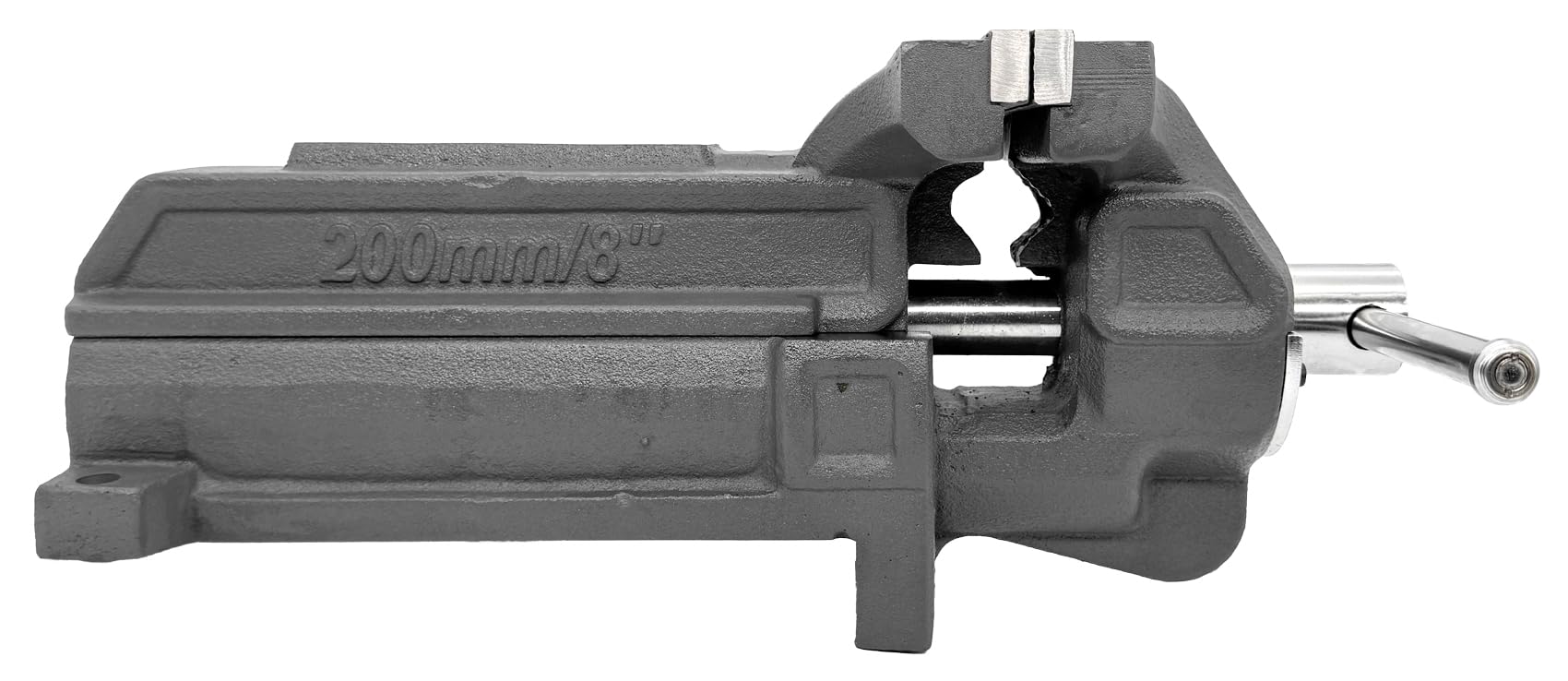 WELDINGER professional Schraubstock 200 mm unzerbrechlich leichtgängig feste Basis Rohrspannbacken