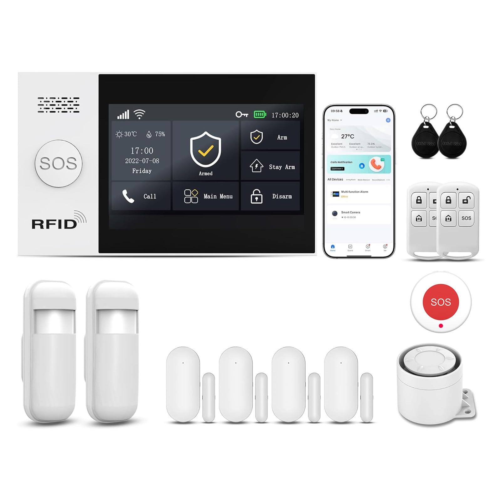 RenseCum Home Security System Touch