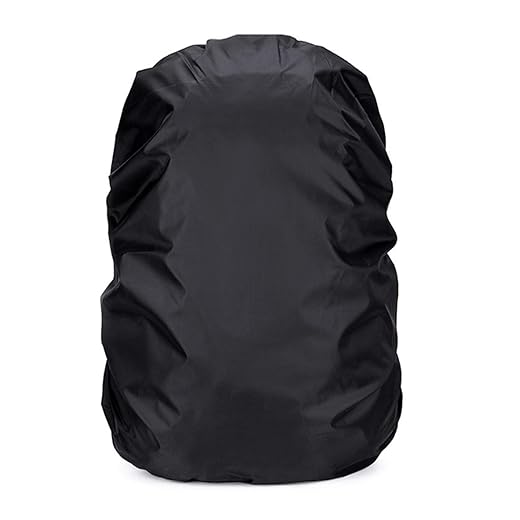 45L Backpack Rain Cover with 3 Layer Waterproof Technology, Ultralight Compact Portable, Antislip Cross Buckle Strap, Storage Bag, 190T Nylon, for Outdoor, Traveling, Hiking, Camping, Biking