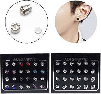 Amazon.co.jp: Kinmy イヤリングセット12ペアクリスタルラインストーン