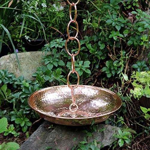 Good Directions 479P Rain Chain Basin, Large 16-1/2 Inch Diameter, 4 Inches High, 100% Pure Copper #TOP3