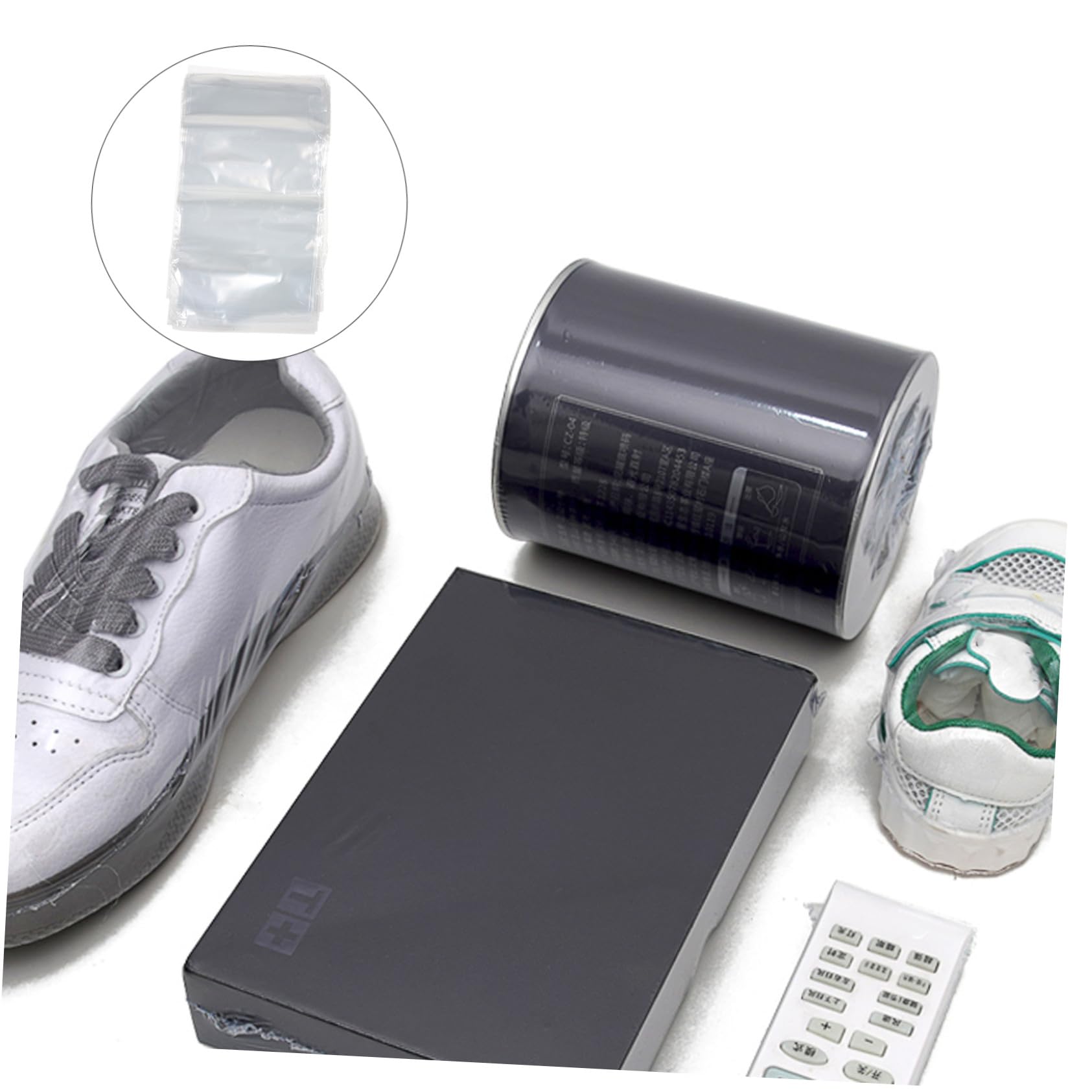 Cabilock 200 pièces Sachets Shrink Wrap Transparent Pochette Emballage Film Rétractable pour Cadeaux Bijoux Cosmétiques