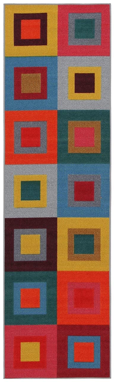 ABC TAPPETO MODERNO CUCINA JOY MULTICOLOR 57X200 cm