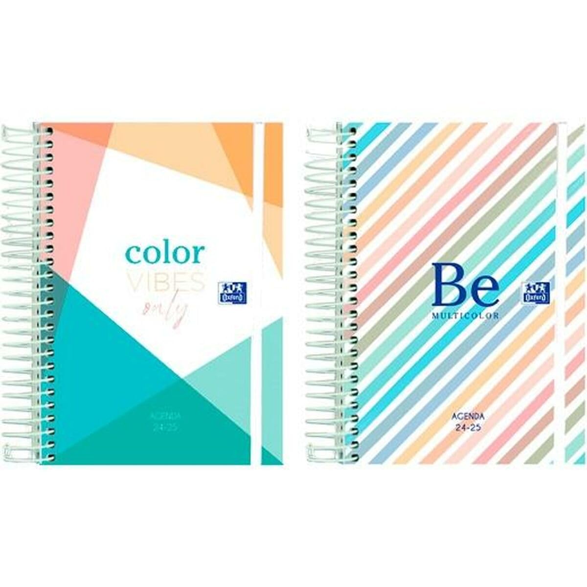 Oxford Colorbrlock 1/8 Diary 12 x 18 cm 2024-2025
