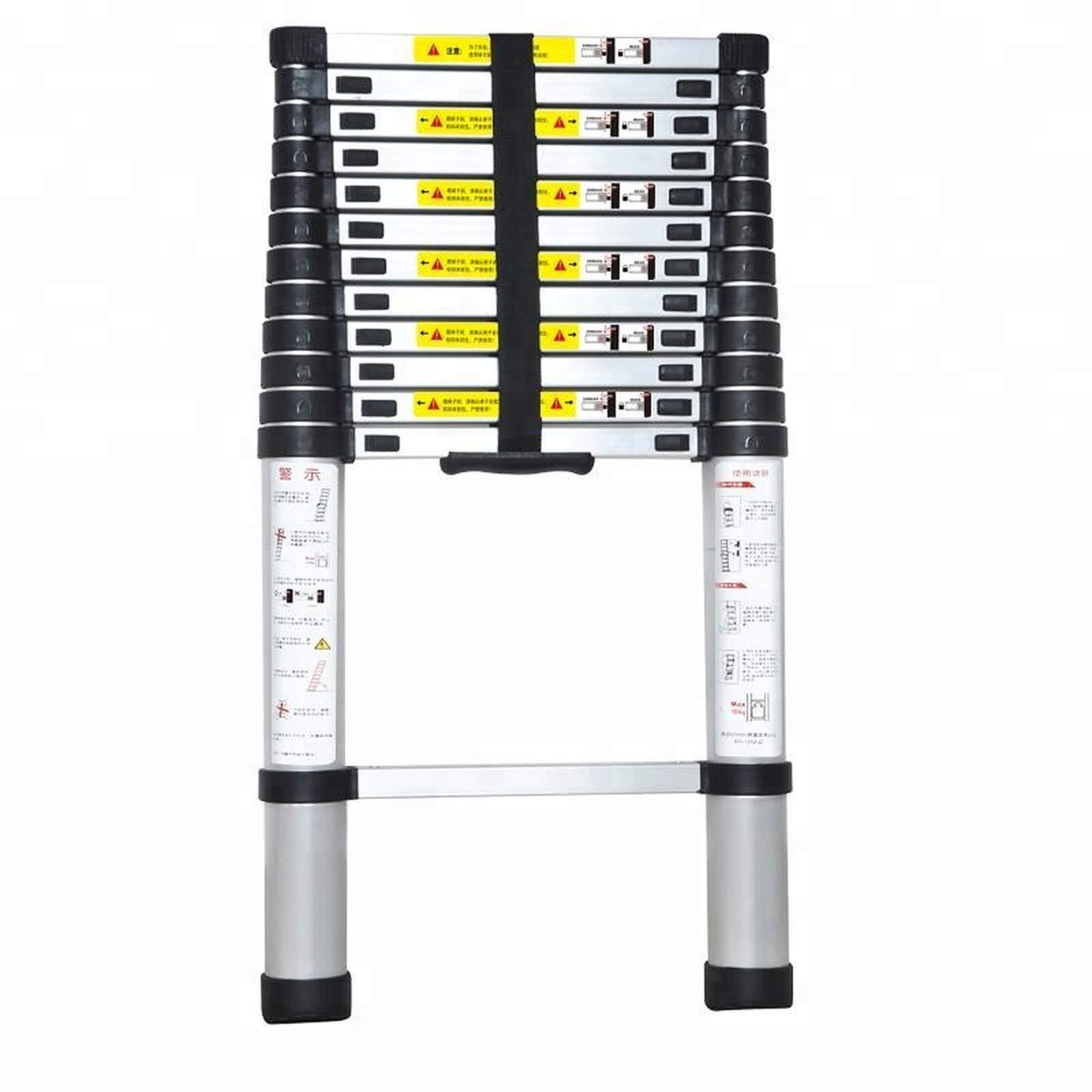 Smarty 14 Feet Portable Lightweight Adjustable Compact Stable 4.1 Meter Telescopic Aluminium Ladder for Home and Outdoor — Amazon image 11