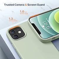 Vista 792 de Miracase Funda diseñada para iPhone 13 Pro Max con protector de pantalla, [forro de microfibra suave antiarañazos], funda protectora de silicona