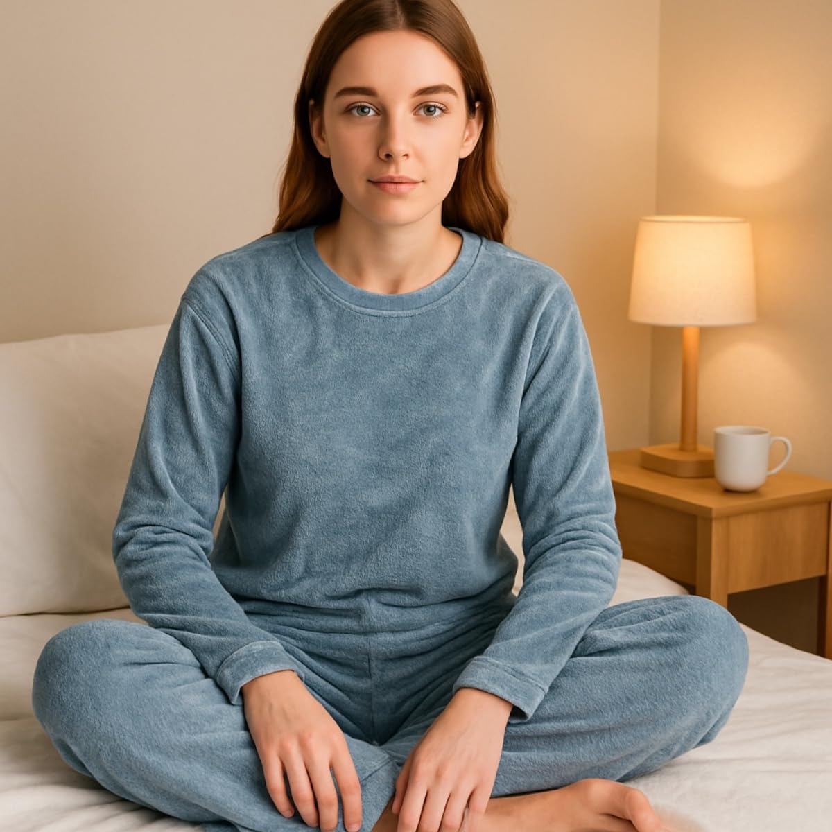 Pijama feminino manga longa quentinho fofinho pelúcia Azul em promoção! Veja a oferta e mais achadinhos de Moda íntima 6 Hoje é o melhor dia para comprar Pijama feminino manga longa quentinho fofinho pelúcia Azul com aquele preço maroto! Promoção! Aproveite a oferta! 6