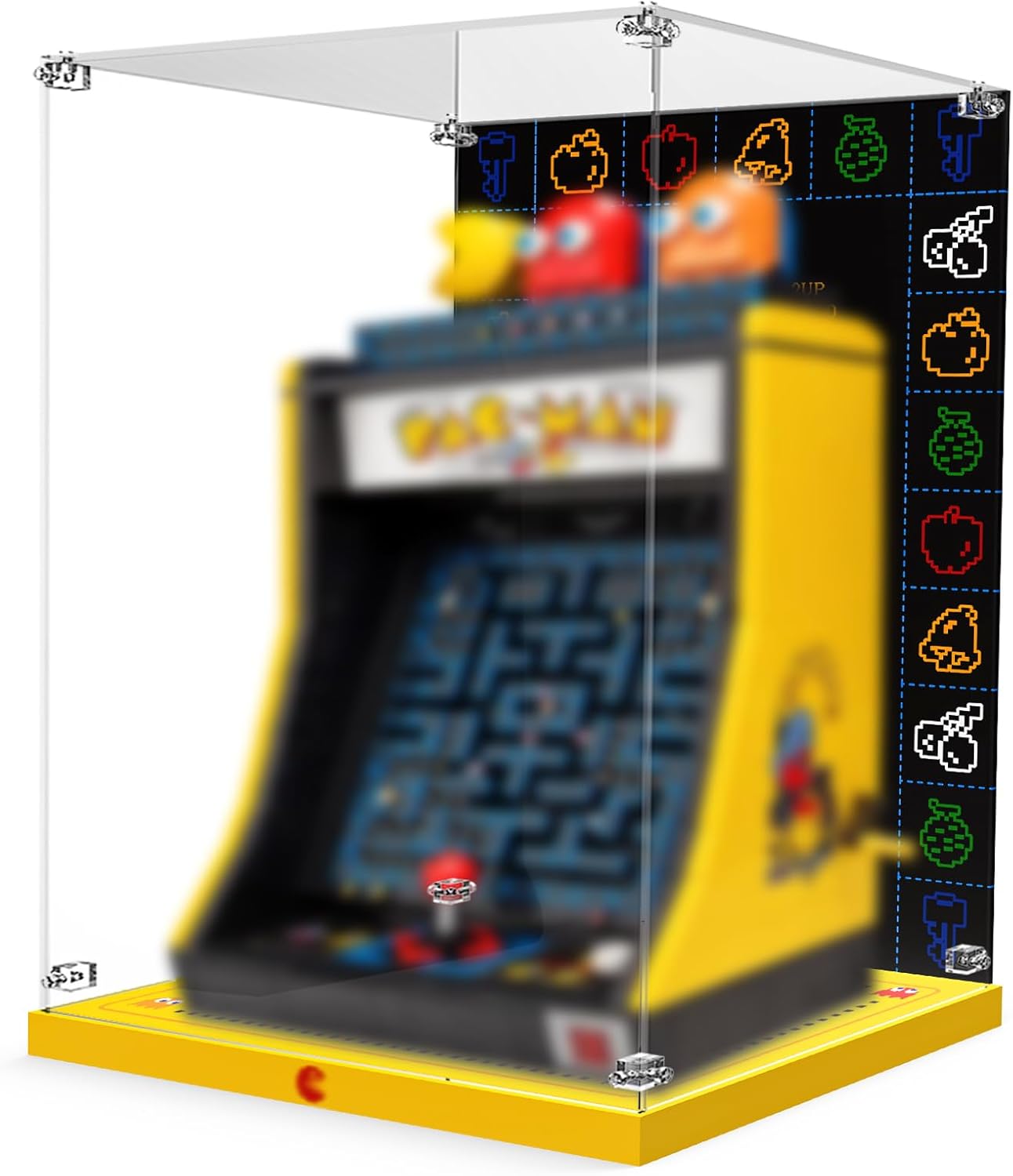 Acrylic Display Case for Lego 10323 PAC-Man Arcade, Dustproof Clear Display Box (Display Case ONLY, The Model NOT Included)