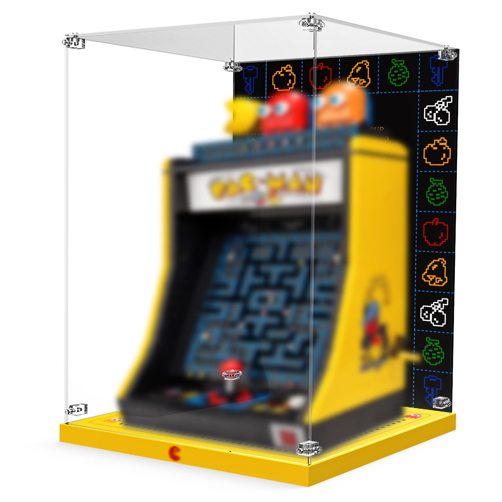 Acrylic Display Case for Lego 10323 PAC-Man Arcade, Dustproof Clear Display Box (Display Case ONLY, The Model NOT Included)