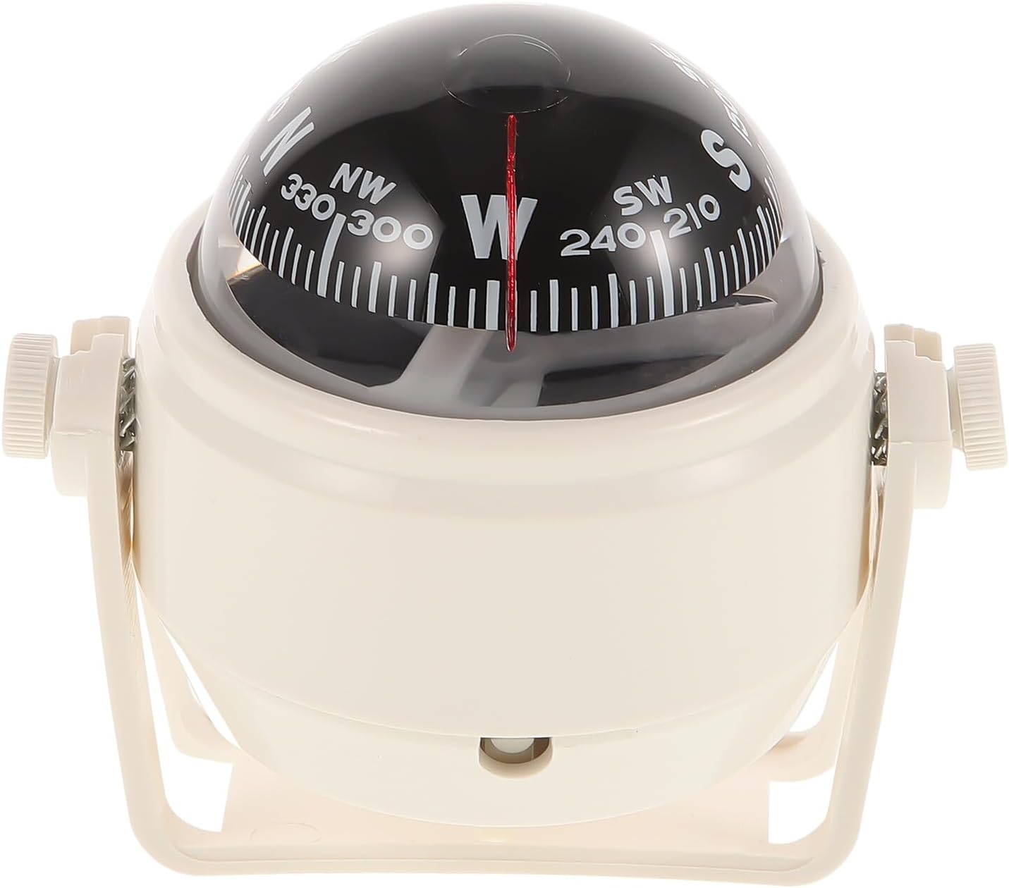 Boat and Car Ball Compass Dashboard Mount Small Light-Colored Nautical Navigation Compass for Automotive and Outdoor Use