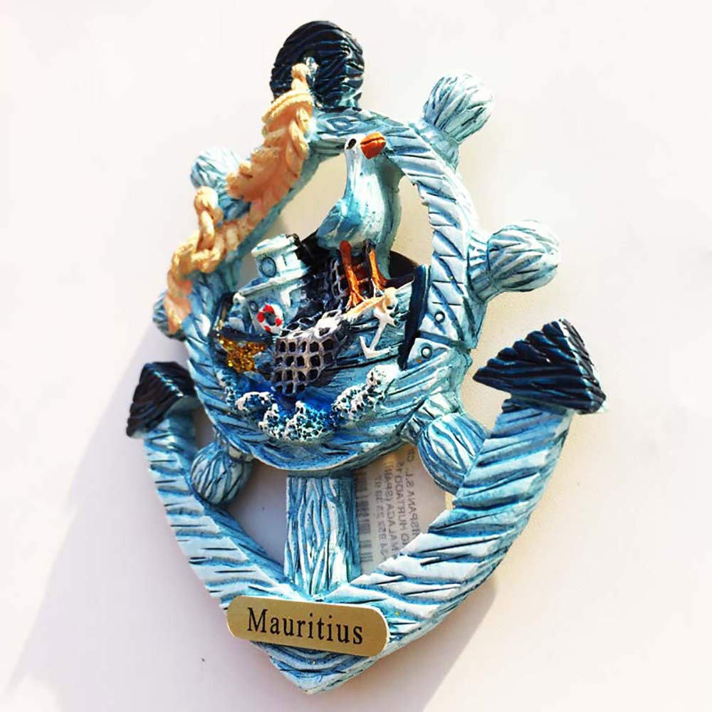 Magnete Frigorifero 3D Mauritius Dodo In Resina Fatto A Mano, Souvenir Da Viaggio
