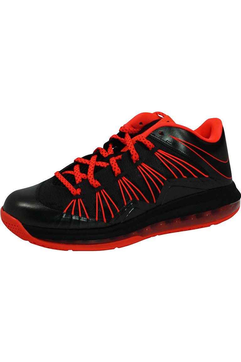 Nike Air Max Lebron X Low - Black/Total Crimson