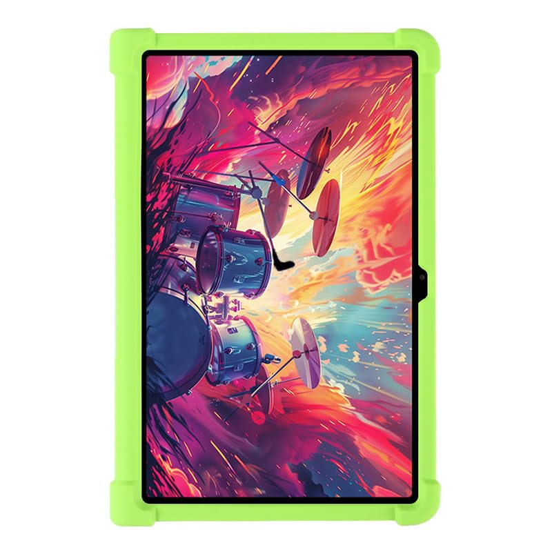 Image of for Lenovo Xiaoxin Pad Studio 11.5 inch /Tab Plus Silicone Case with Kickstand Rugged Protective Cover - Green