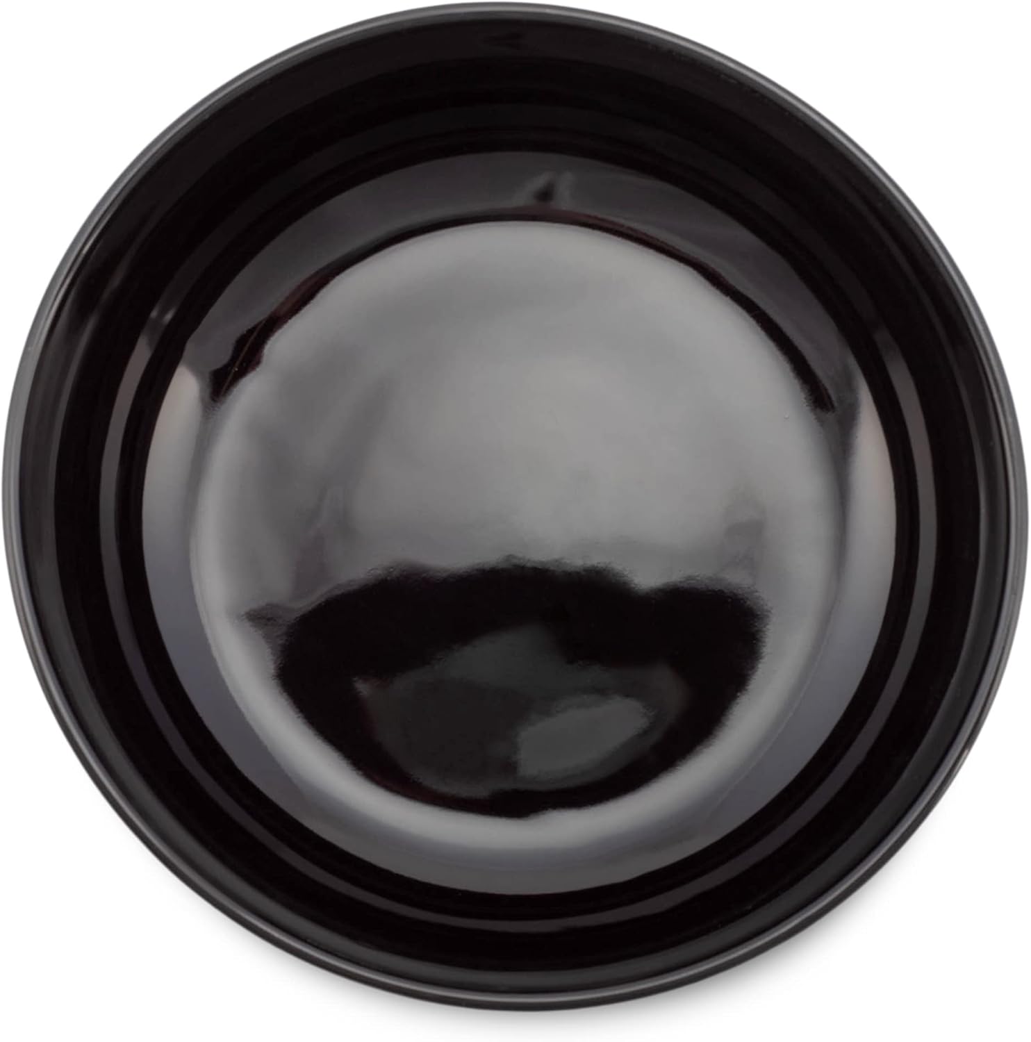 Elanze Designs Bistro Glossy Ceramic 8.5 inch Large Serving Bowls Set of 2 - Perfect for Multiple Everyday Uses: Pasta, Salad, Ramen, Soup, Popcorn, Noodles, Cereal and Mixing Bowls, Black - Image 4