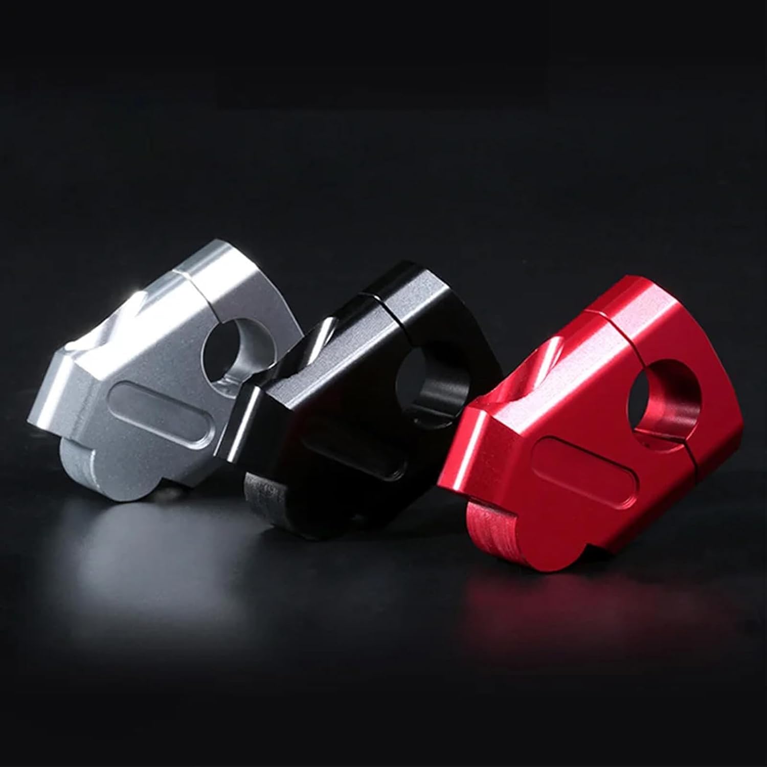 For F800GS F 800GS 2025 Motorcycle Handlebar Heightener Handlebar Clamp Risers Universal Bar Risers Motocross Height Clamp Mount f800gs 2023-2026+ motorcycle Accessories (silver color)
