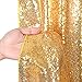 7ft x 7ft Gold Sequin Backdrop Curtain Glitter Photo Booth Backdrop for Wedding Birthday Baby Shower Event Decorations
