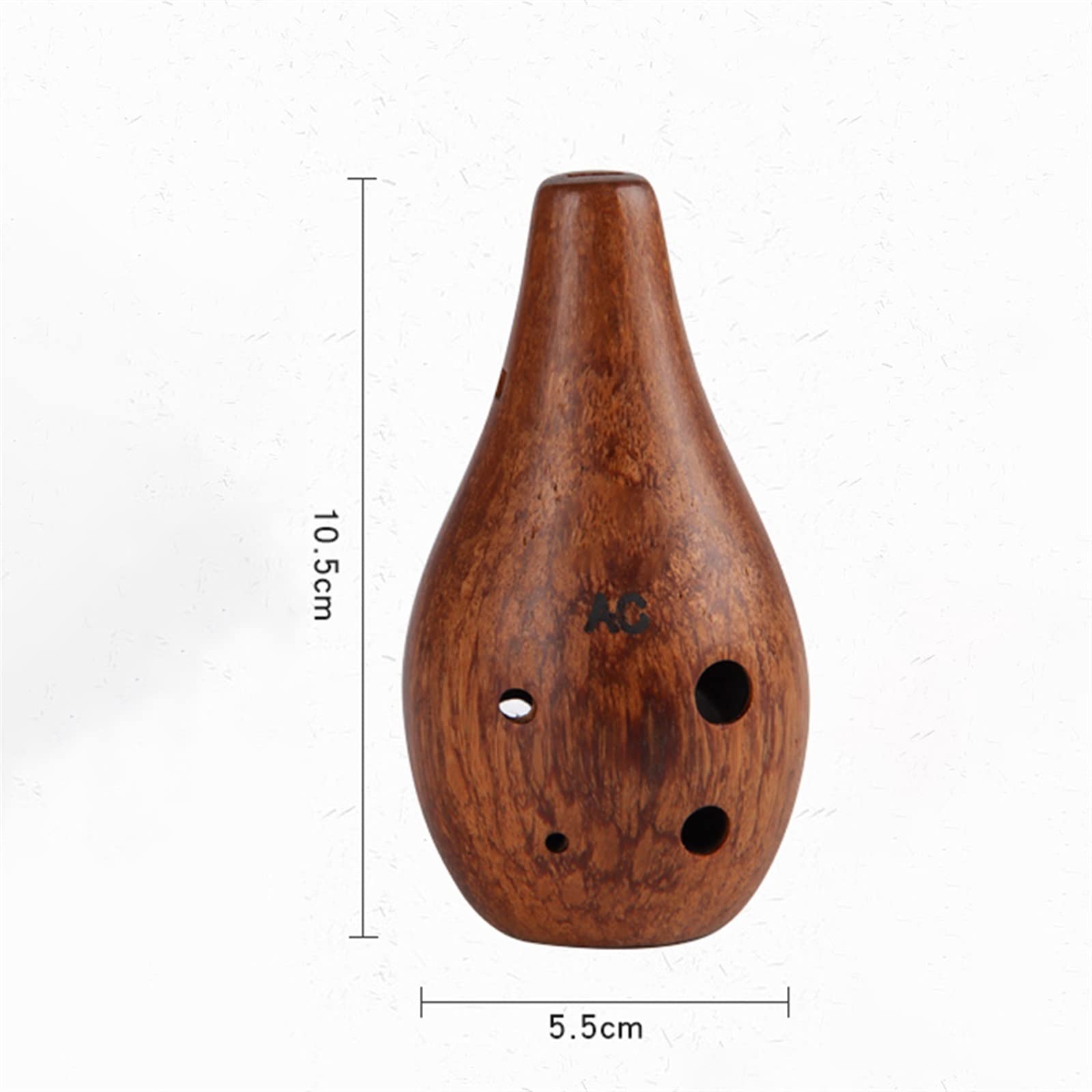 Ocarina professionale a 6 fori contralto C-tune Ocarina a sei fori AC in legno Ocarina per principianti anti-caduta Strumento a fiato strumento ocarina