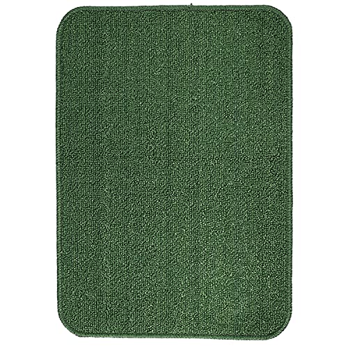 Image of Saral Home All-Time 2pc Washable, Anti Skid Doormat (Green. 40X60 cm)