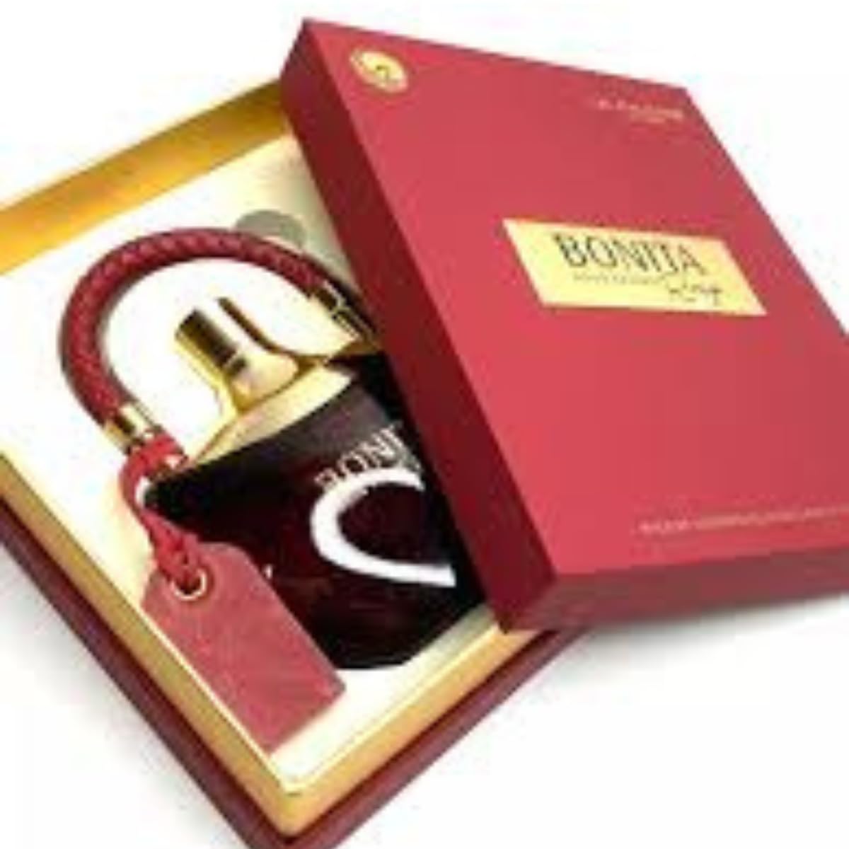 Perfume Bonita Pour Femme Rouge For Woman Eau de Parfum Le Falcone 100 ML em promoção! Veja a oferta e mais achadinhos de Deo Colônia 3 Hoje é o melhor dia para comprar Perfume Bonita Pour Femme Rouge For Woman Eau de Parfum Le Falcone 100 ML com aquele preço maroto! Promoção! Aproveite a oferta! 3