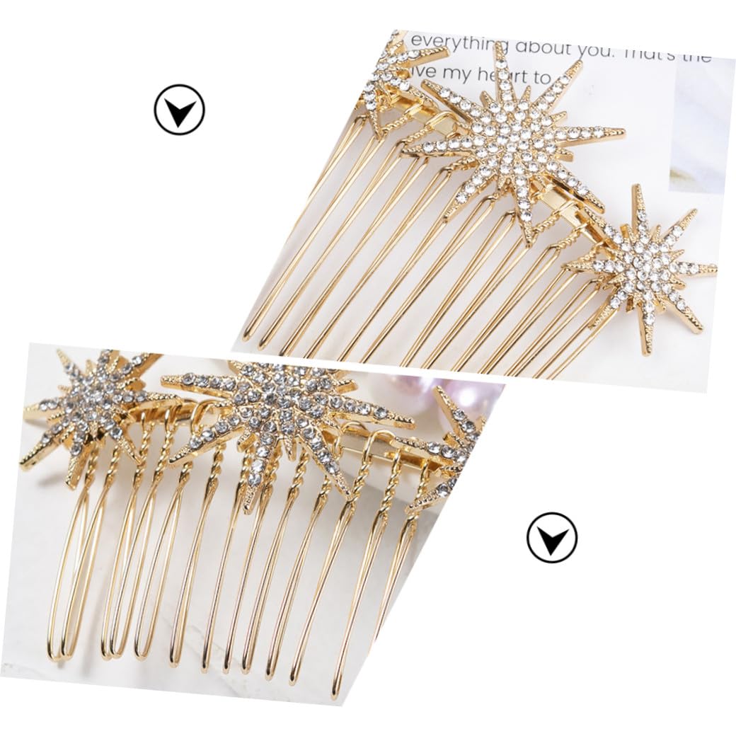 Baluue 10stücke Strass Haarkämme Für Eleganter Haarschmuck Für Hochzeiten Braut Haarnadeln Glänzende Haarclips Für Besondere Anlässe Langlebige Und Einfache Anwendung