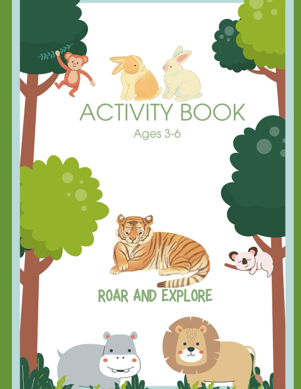 Activity book for kids ages 3-6