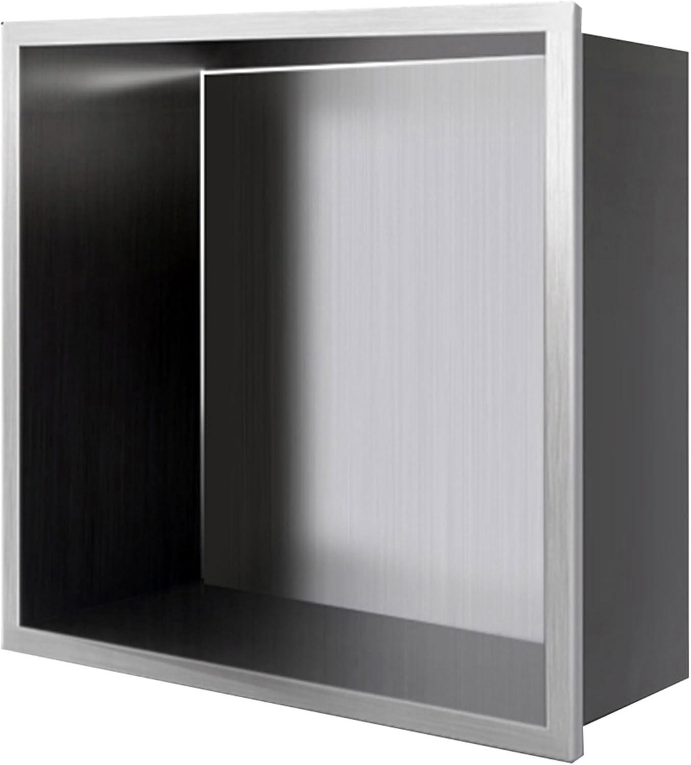 Shower Niche Embedded Shower Niche Stainless Steel Shampoo Soap Toiletries Storage Rack Modern Elegant Bathroom Living Room Niches Home Improvement,Red-32x32x12.5CM，Red 32x32x12.5CM