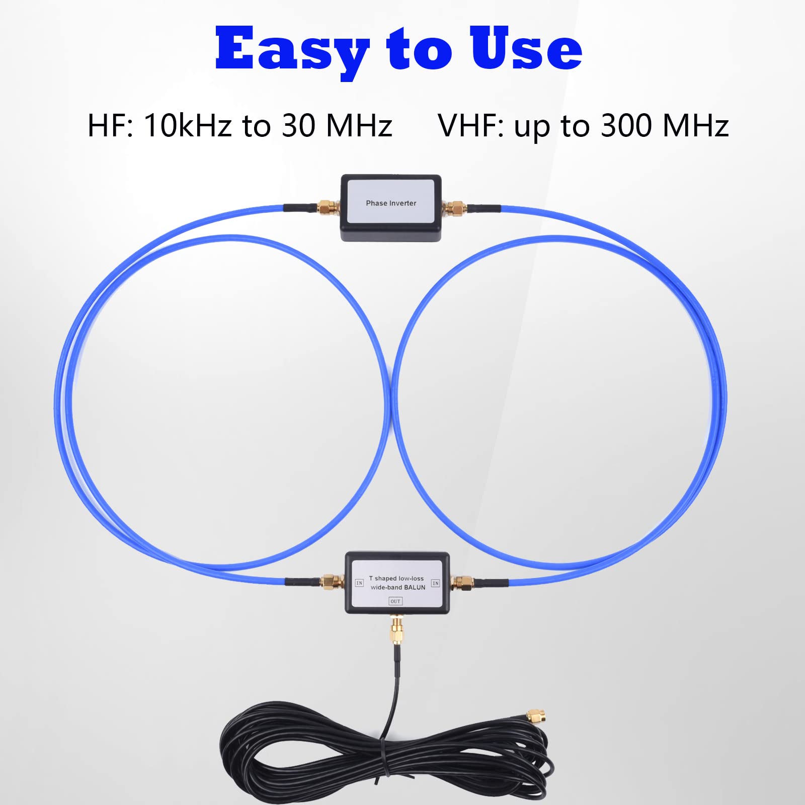 Gokelomg YouLoop Antenne 10kHz-30MHz - Passive Magnetschleifenantenne Für Kurzwelle