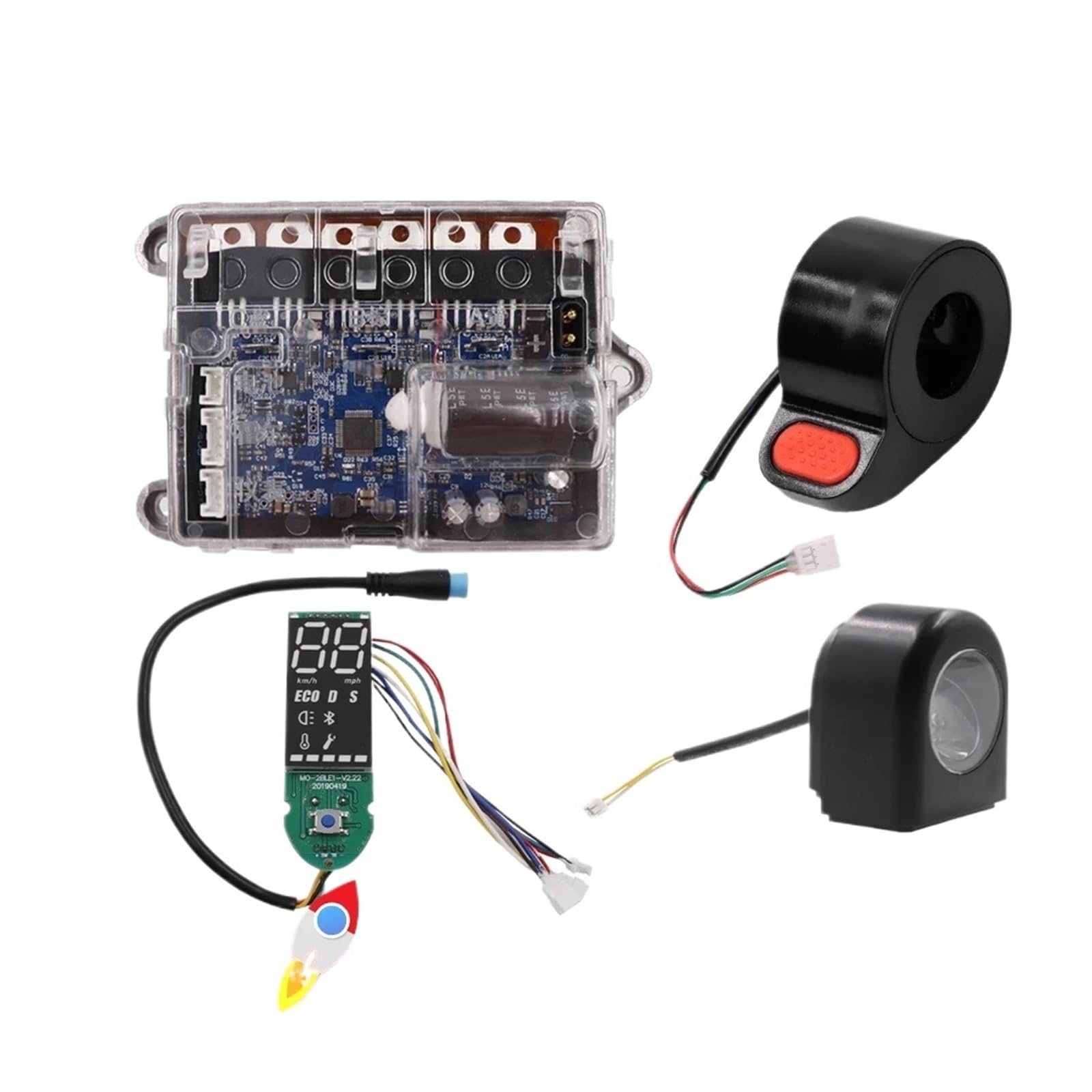 Pantalla del tablero del controlador, for Xiaomi, for M365 Pro Scooter eléctrico Placa de circuito Accesorio for monopatín Placa base Piezas de la placa base Pantalla de visualización para pat